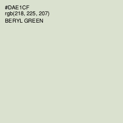 #DAE1CF - Beryl Green Color Image